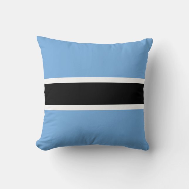 Oreiller Botswana Drapeau x Drapeau (Recto)