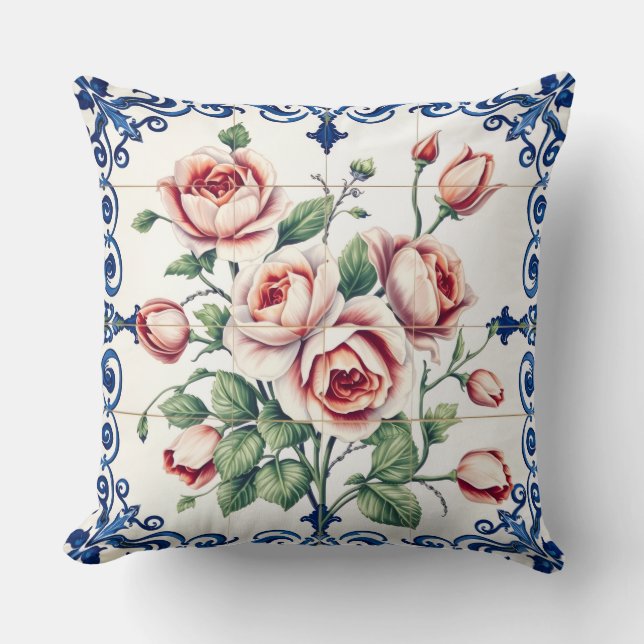 oreiller bouquet de roses classiques (Recto)