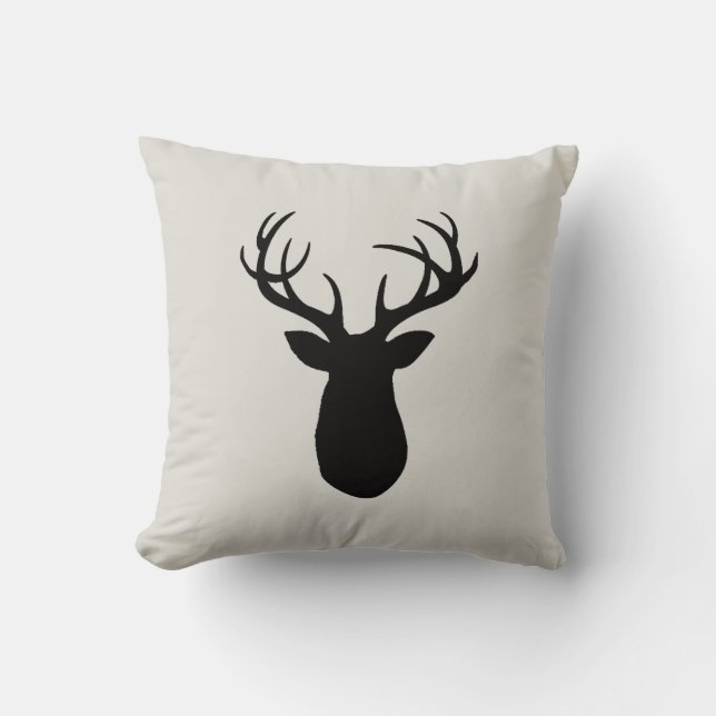 Oreiller Cabine de chasse sauvage (Recto)