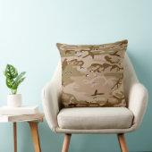 Oreiller camouflage désert militaire (Chaise)