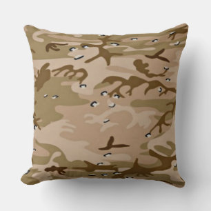 Oreiller camouflage désert militaire