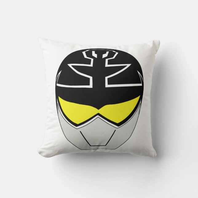 Oreiller Casque Super Mega Argent Gokai (Recto)