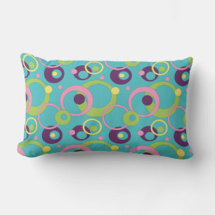 Oreiller Cercles Bleus Funky
