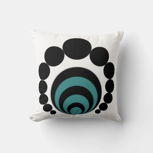Oreiller Cercles de cultures modernes (Recto)