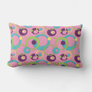 Oreiller Cercles Rose Funky