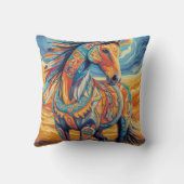 Oreiller Cheval – Élégant Coussin Décoratif (Verso)