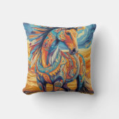 Oreiller Cheval – Élégant Coussin Décoratif (Recto)