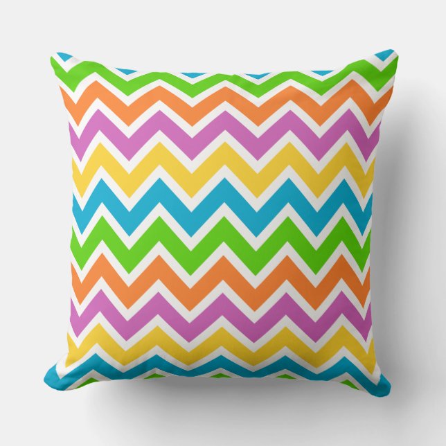 oreiller chevron printemps (Recto)