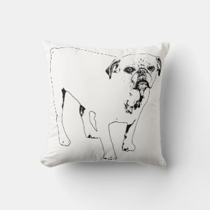 Oreiller Chien Contour Ajoute une Atmosphère Calme