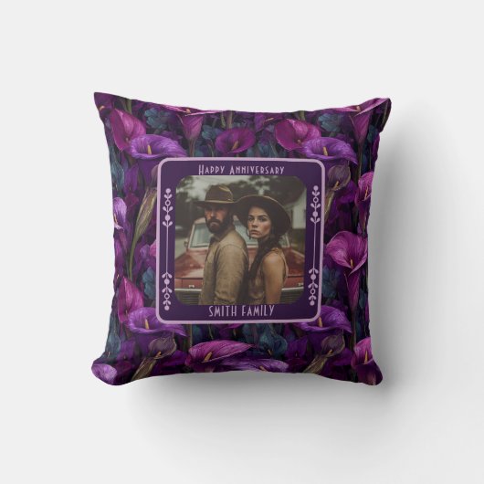 Oreiller Classique Romantique pour Anniversaire de (Recto)