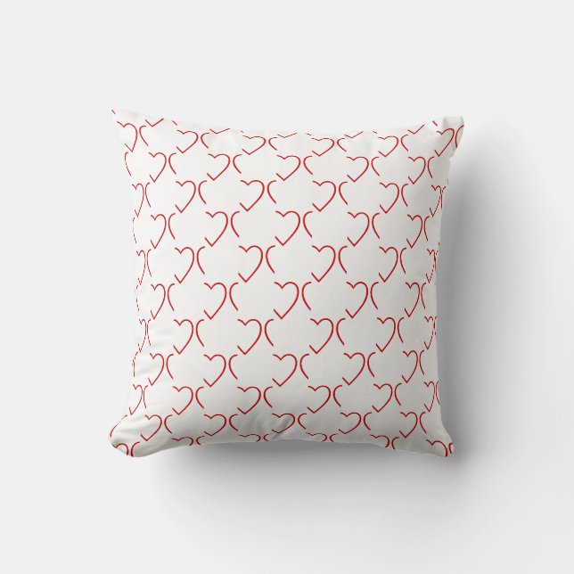 Oreiller coeurs de la Saint-Valentin (Recto)