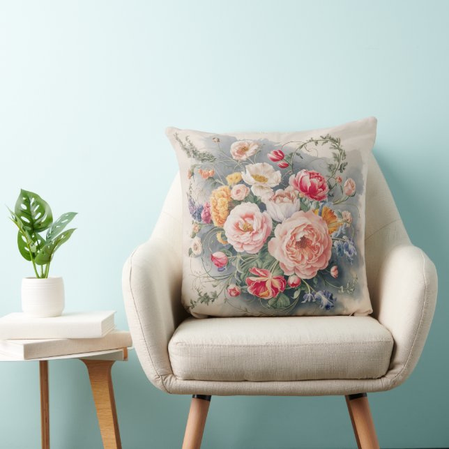 Oreiller corps Floral Belge (Chaise)