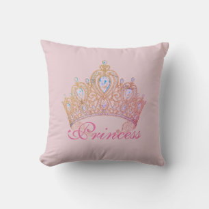 Oreiller Couronne de Princesse Rose