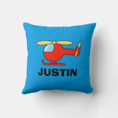 Oreiller coussin d'hélicoptère jouet chambre d'enf (Verso)