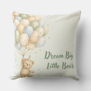 Oreiller d'anniversaire Ours en peluche