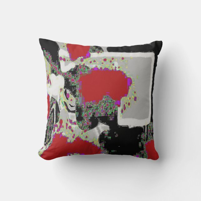 oreiller d'art abstrait (Recto)