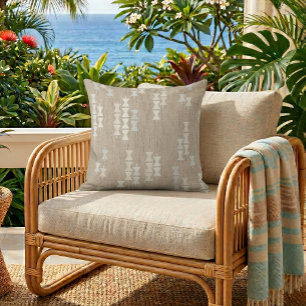 Oreiller d'art tropical