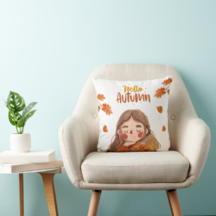 Oreiller d'automne - Vibes d'automne confortables