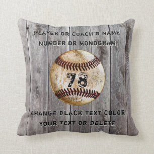 Oreiller de baseball personnalisé pour l'entraîneu