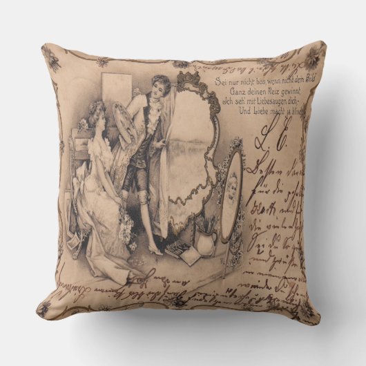 Oreiller de beauté femme vintage (Recto)