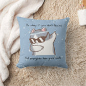 Oreiller de chat drôle et impertinent (Couverture)