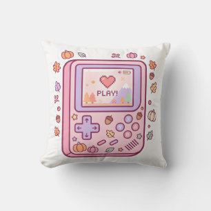 Oreiller de console portable rétro Pastel Kawaii