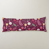 Oreiller de corps – Coussin long motif fruit prune (Dos)