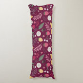 Oreiller de corps – Coussin long motif fruit prune (Devant (Vertical))