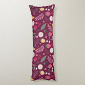 Oreiller de corps – Coussin long motif fruit prune (Dos (Vertical))