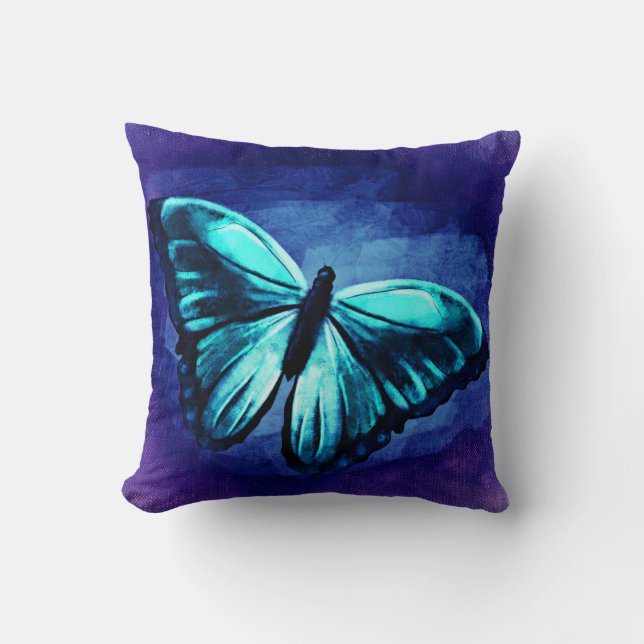 Oreiller de coton de catégorie A/Papillon (Recto)