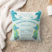 Oreiller de déclaration de naissance de l'adorable (Couverture)
