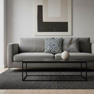 Oreiller de décoration à motif géométrique abstrai