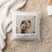 Oreiller de décoration photo de mariage personnali (Couverture)