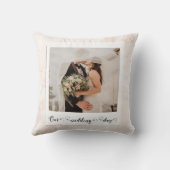 Oreiller de décoration photo de mariage personnali (Verso)