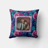 Oreiller de décoration photo élégant contemporain (Verso)