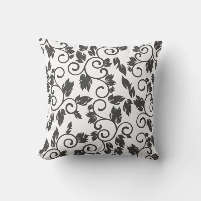 Oreiller de décoration - Vigne noire (Recto)