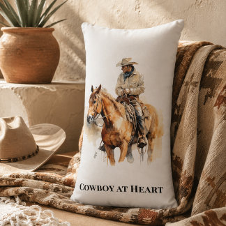 Oreiller de décoration Western Saddle Life pour ch