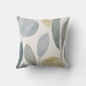 Oreiller de design de feuilles de nature (Verso)