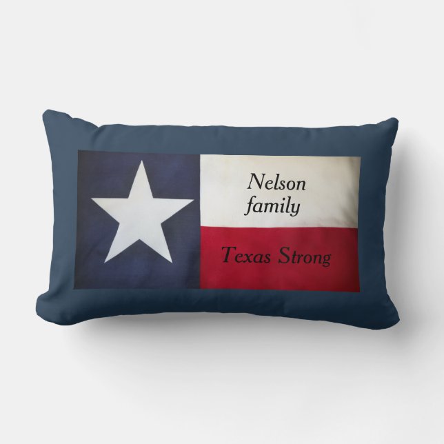 oreiller de famille Texas strong (Recto)
