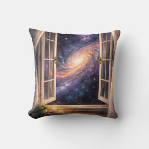 Oreiller de fenêtre de galaxie