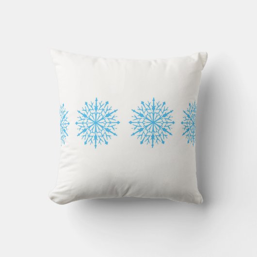 Oreiller de fête-Flocons de neige (Recto)