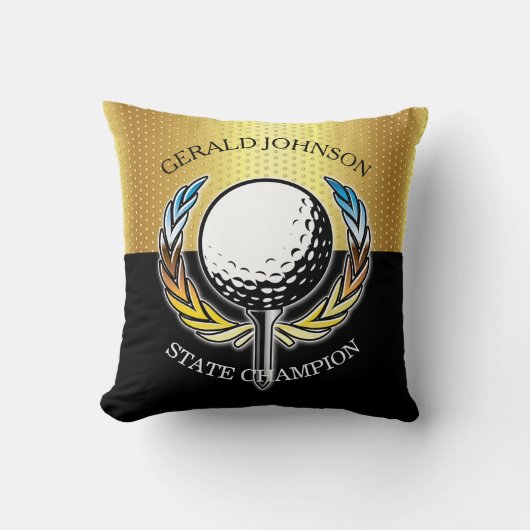 Oreiller de golf avec couronne (Recto)