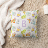 Oreiller de jet d'animaux bébés sauvages (Couverture)