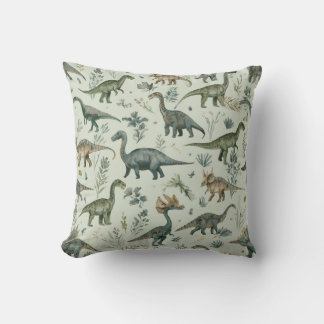 Oreiller de jet de dinosaure | Accessoires d'accen