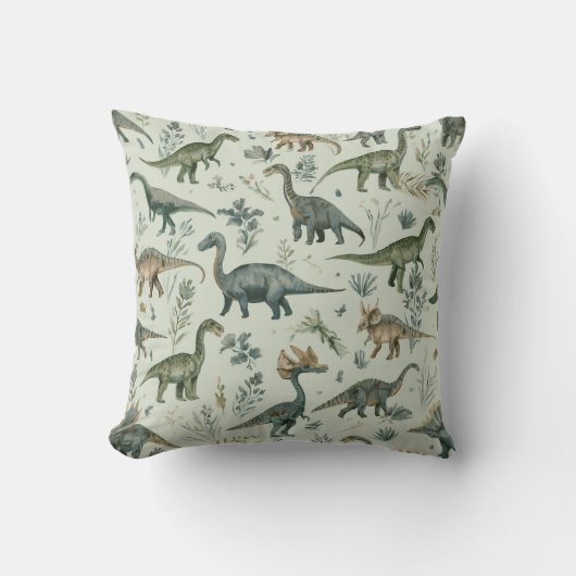 Oreiller de jet de dinosaure | Accessoires d'accen (Recto)