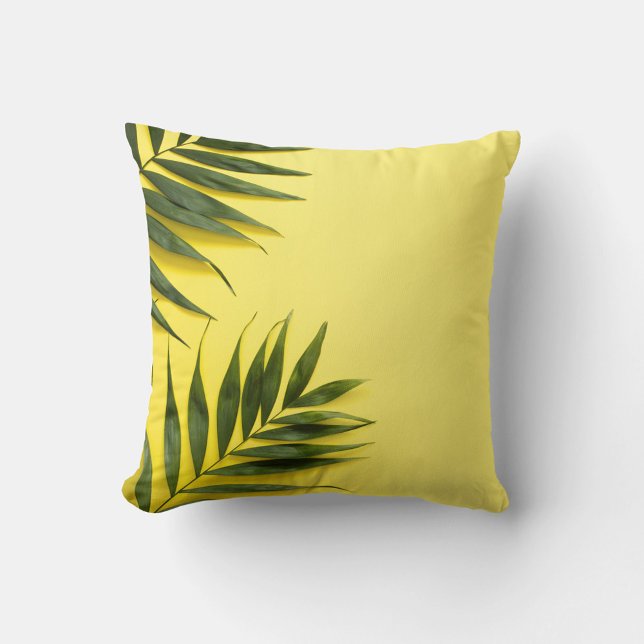 Oreiller de jet de feuille verte (Créateur téléchargé)