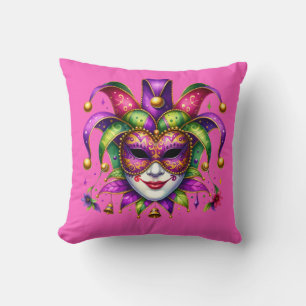 Oreiller de jet de Mardi Gras