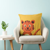 Oreiller de jet de Tigre de la Jungle Mignon (Chaise)