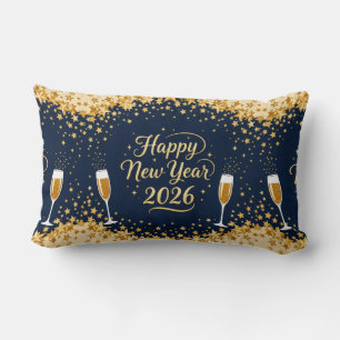 Oreiller de jet élégant pour les fêtes de fin d'an