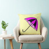 Oreiller de jet en coton de qualité parapluie viol (Chaise)
